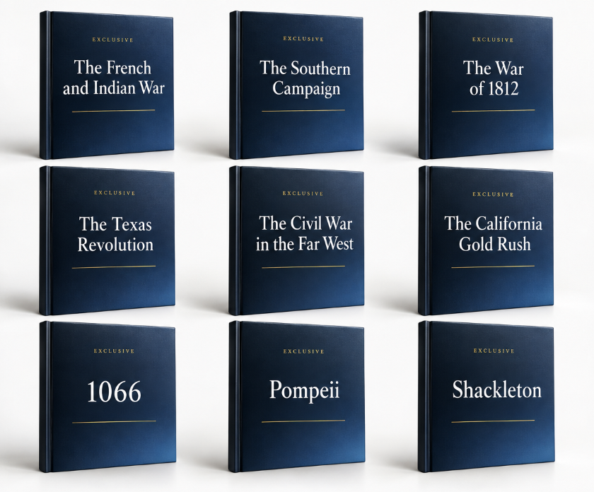 The nine exclusive History Co-Author research packs