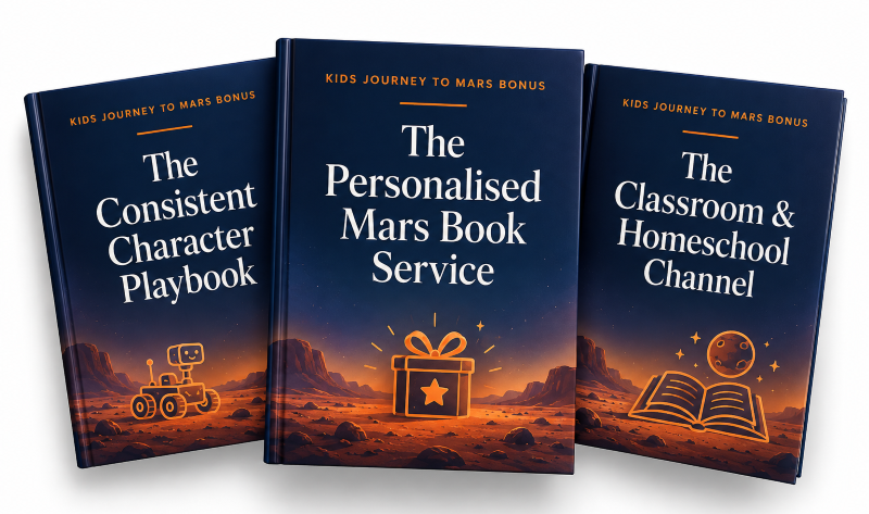 The three Kids Journey to Mars bonus reports
