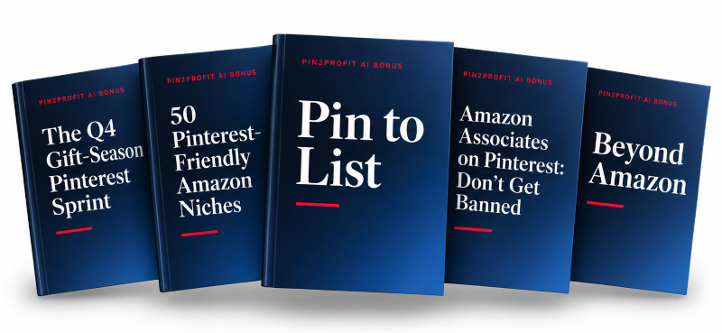 The five Pin2Profit AI bonus reports